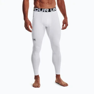 Legginsy męskie Under Armour UA Cg Armour Novelty Compression white / black