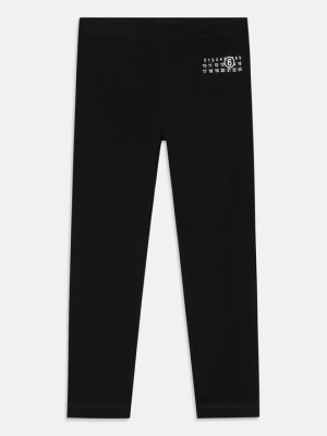 Legginsy MM6 Maison Margiela czarny