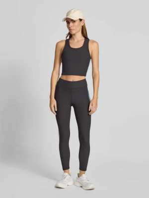 Legginsy o kroju regular fit z lampasami The Upside