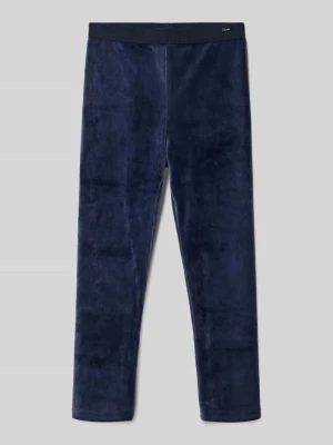 Legginsy o kroju skinny fit z detalem z logo Mayoral