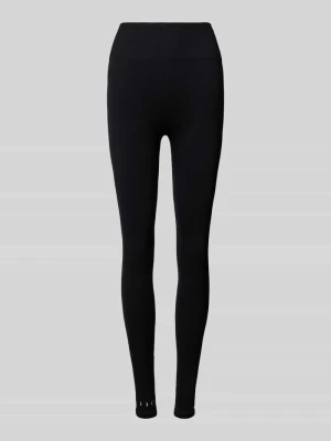 Legginsy o kroju skinny fit z szerokim elastycznym pasem model ‘India’ BORN LIVING YOGA
