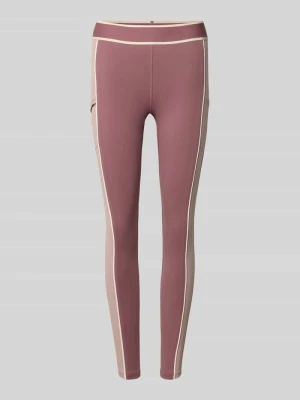 Legginsy o kroju slim fit z elastycznym pasem model 'MALBON' Fabletics Brudnoróżowy