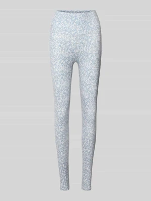 Legginsy o kroju slim fit z szerokim pasem model 'Freesoft' Varley Jasnoniebieski