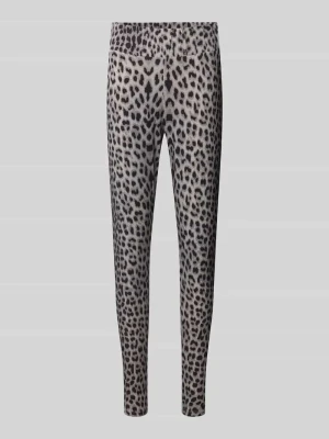 Legginsy o kroju super skinny fit z szerokim pasem model ‘Rita’ OH APRIL
