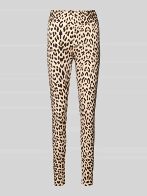 Legginsy o kroju super skinny fit z szerokim pasem model ‘Rita’ OH APRIL