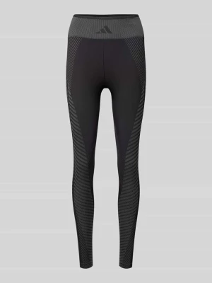 Legginsy o kroju super skinny fit z wyhaftowanym logo adidas Sportswear