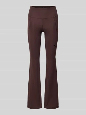 Legginsy o rozkloszowanym kroju z logo Puma