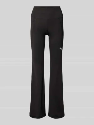 Legginsy o rozkloszowanym kroju z logo Puma