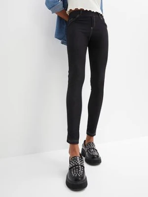 Legginsy o wyglądzie dżinsów bonprix