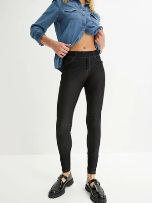 Legginsy o wyglądzie dżinsów bonprix
