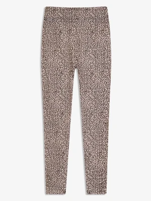 Legginsy ocieplane BonPrix brązowy