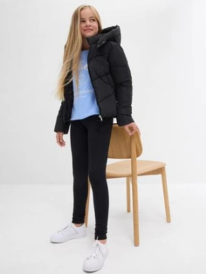 Legginsy ocieplane z elastycznej mieszanki bawełny (3 pary) bonprix