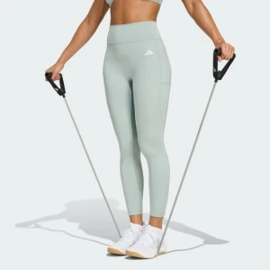 Legginsy Optimé Essentials No Front Rise Seam 7 / 8 Adidas Wonder Sage