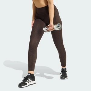 Legginsy Optime PrimeLift Snake 7/8 Adidas brązowy