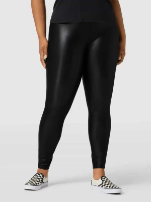 Legginsy PLUS SIZE z imitacji skóry model ‘Carrool’ ONLY CARMAKOMA