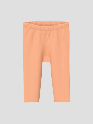 Legginsy prążkowane unisex s.Oliver pomarańczowy