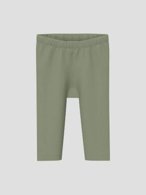 Legginsy prążkowane unisex s.Oliver oliwkowy