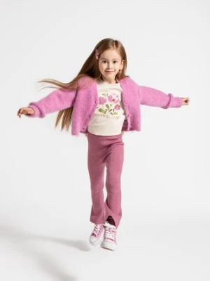 Legginsy prążkowane z długą nogawką COCCODRILLO