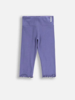 Legginsy prążkowane z nogawką 3/4 COCCODRILLO