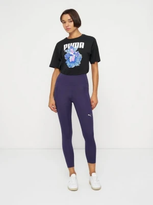 Legginsy Puma ciemnoliliowy