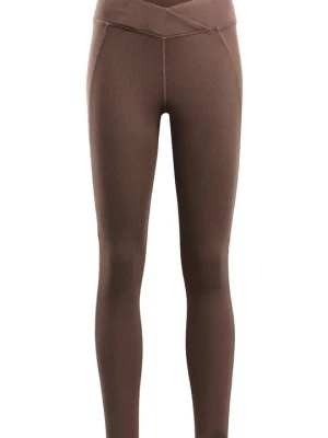 Legginsy Reebok brązowy
