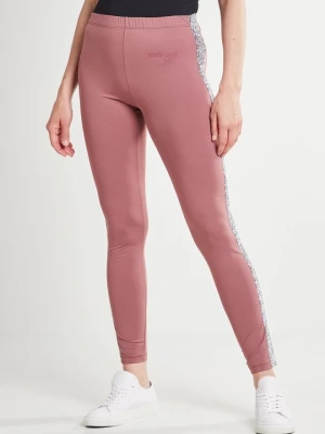 Legginsy Roberto Cavalli jasnoróżowy