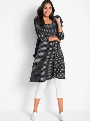 Legginsy rybaczki (2 pary w opak.) bonprix