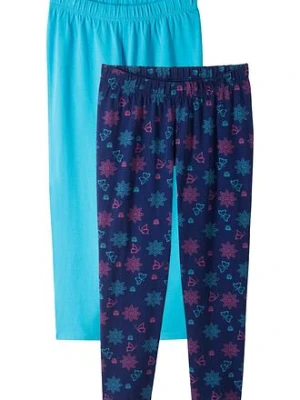 Legginsy rybaczki (2 pary) z bawełny organicznej bonprix