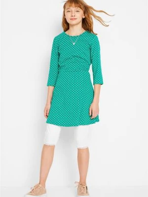 Legginsy rybaczki z bawełną organiczną (2 pary) bonprix