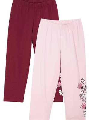 Legginsy rybaczki z bawełny organicznej (2 pary) bonprix