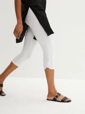 Legginsy rybaczki z bawełny organicznej bonprix
