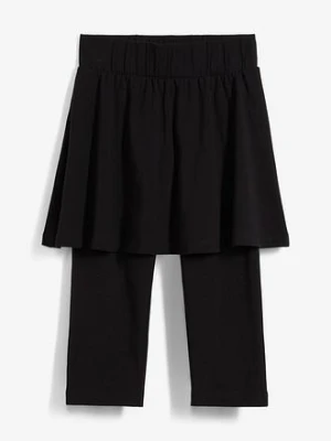 Legginsy rybaczki z doszytą spódniczką bonprix