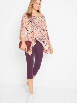 Legginsy rybaczki z wygodną talią bonprix