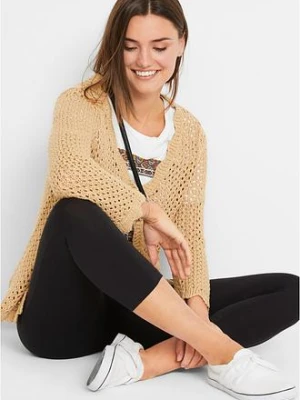 Legginsy rybaczki z wygodną talią bonprix