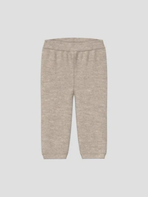 Miękkie dzianinowe legginsy unisex s.Oliver brązowy