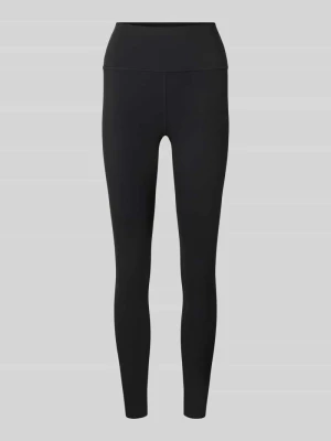 Legginsy sport z wysokim stanem z wysoko wyciętym pasem AIMN Czarny