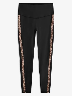 Wygodne legginsy sportowe, szybkoschnące BonPrix czarny