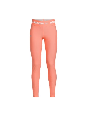 Legginsy sportowe dziewczęce Under Armour Armour Legging - pomarańczowe