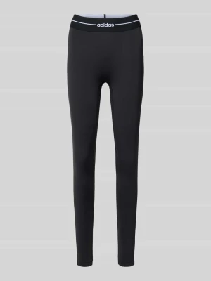 Legginsy sportowe o kroju slim fit z materiału regulującego wilgoć model ‘HYPERGLAM’ adidas Sportswear