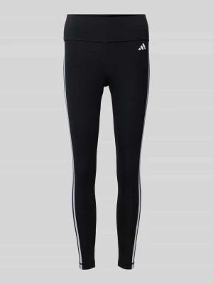 Legginsy sportowe o kroju tight fit z nadrukiem z logo ADIDAS SPORTSWEAR