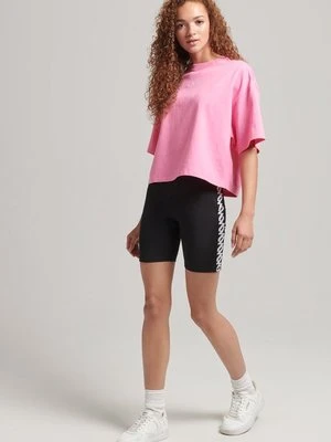 Spodnie legginsy Superdry czarny