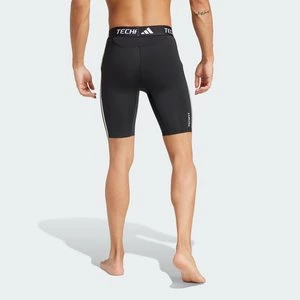 Legginsy TECHFIT Compression Training 3-Stripes Short Adidas