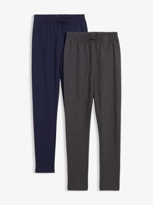 Legginsy termiczne (2 szt.) BonPrix niebieski