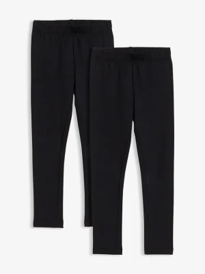 Legginsy termiczne (2 szt.) BonPrix czarny