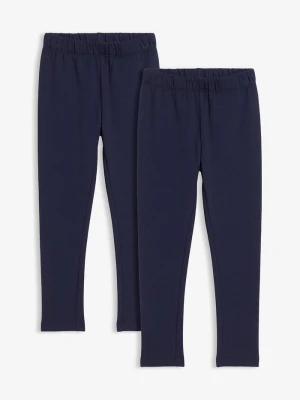 Legginsy termiczne (2 szt.) BonPrix niebieski