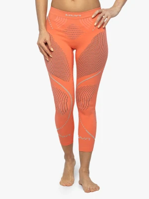 Legginsy termoaktywne damskie UYN Evolutyon UW Pants Long - coral/anthr