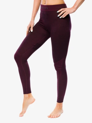 Legginsy termoaktywne damskie UYN Fusyon Biotech UW Pants Long - windsor wine