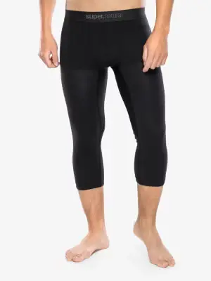 Legginsy termoaktywne Super.natural Tundra175 Tight 3/4 - jet black