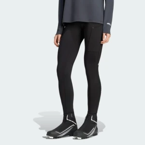 Legginsy Terrex Xperior ze szczotkowanego polaru Adidas czarny