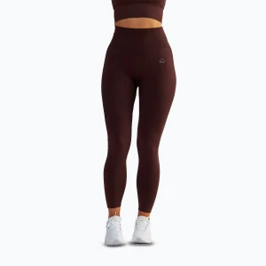Legginsy treningowe damske BeShaped Body Boost brown